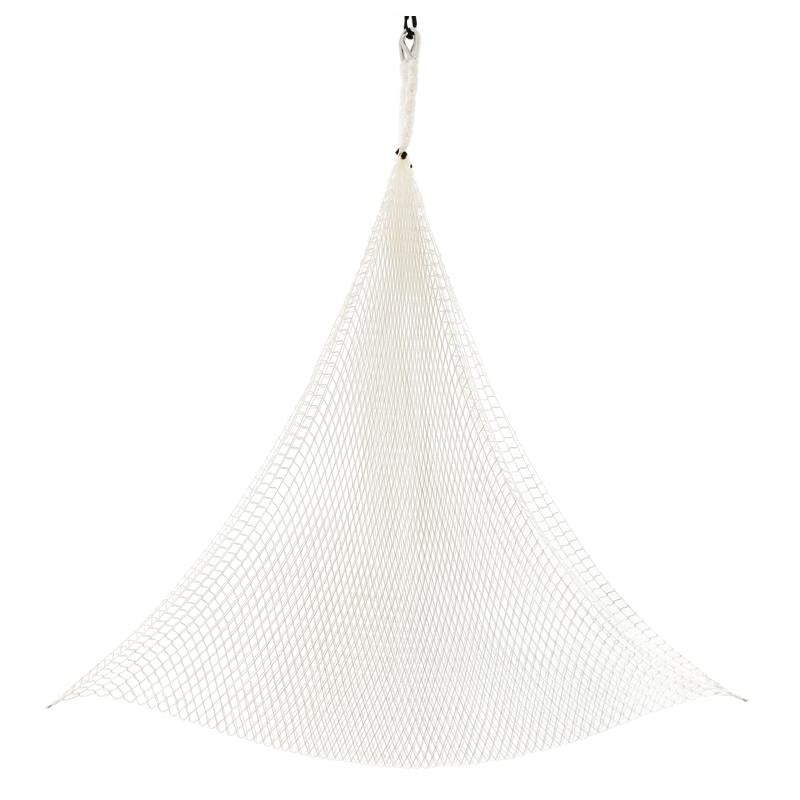 White hanging rope for aerial hoop with one fastening (cotton/26мм