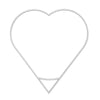 Heart shape aerial Hoop/Lyra 3mm Thickness Stainless steel Rust-free